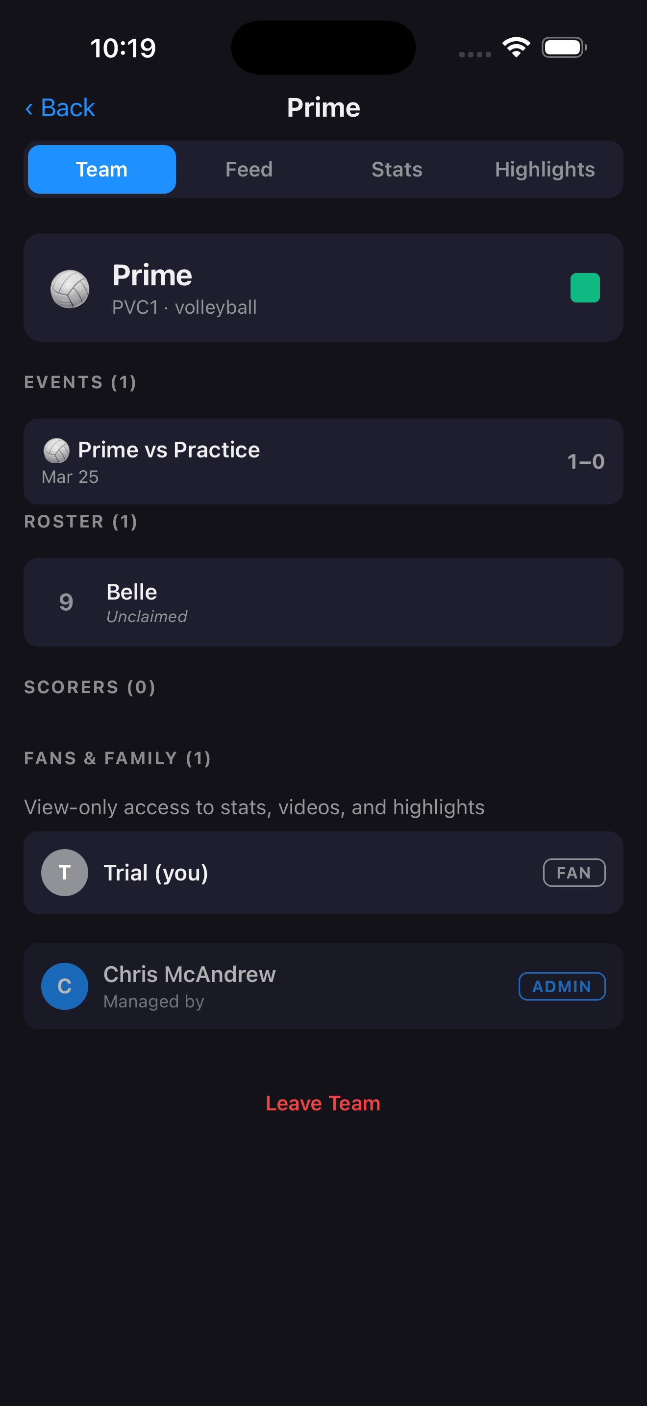 AcceptInviteScreen showing You're in!
